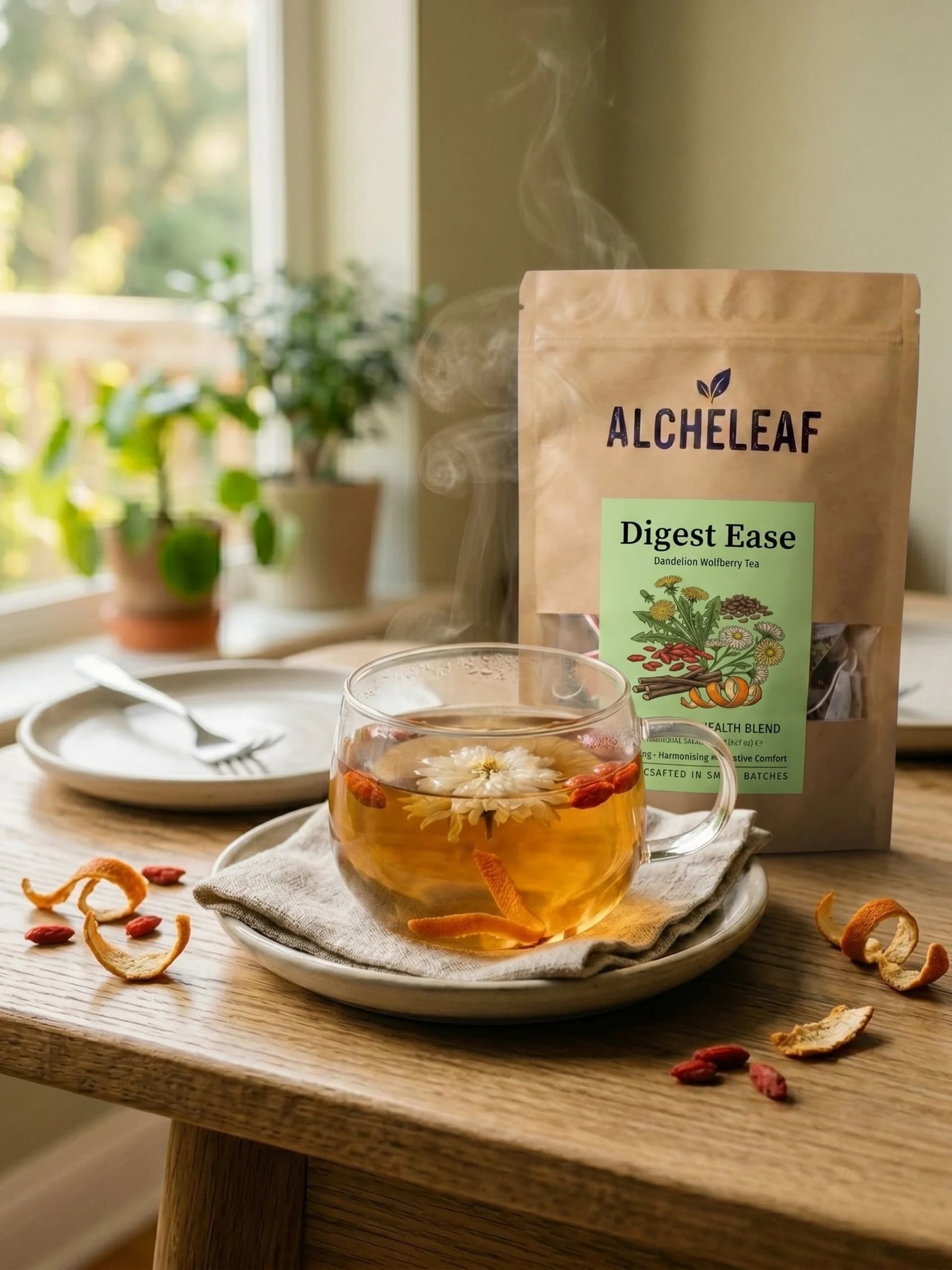 Alcheleaf wellness product assortment used for Shopify product discovery and recommendation